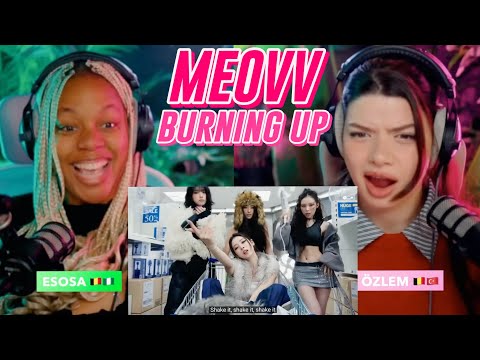 MEOVV(미야오) - ‘BURNING UP’ M/V reaction