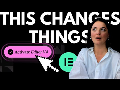 FIRST LOOK AT ELEMENTOR EDITOR V4 - I THINK I LIKE IT!