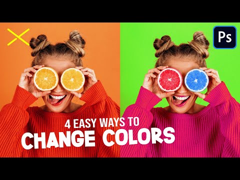 How to CHANGE COLOR in Photoshop 2021 | EASY