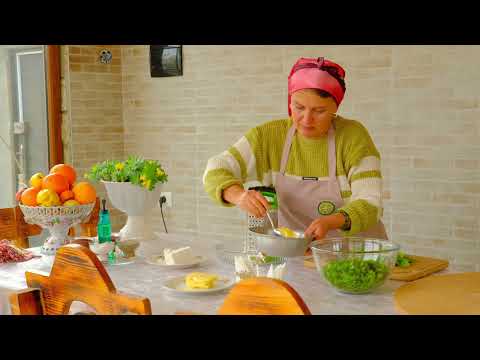 Homemade Cheesy Kol Borek and Delicious Azerbaijani Dovga