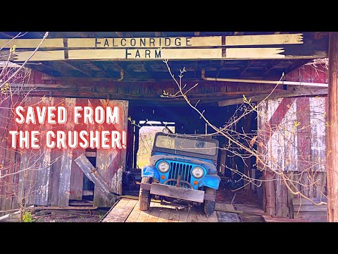 1964 Jeep CJ-5  Sitting in a Barn 30 years, Engine Stuck,  Will it Run?!?