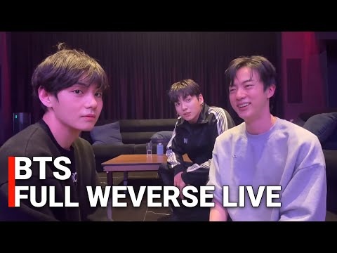 🔴[ENG SUB] BTS Jin, Taehyung & Jungkook Weverse Live (20.12.2025)