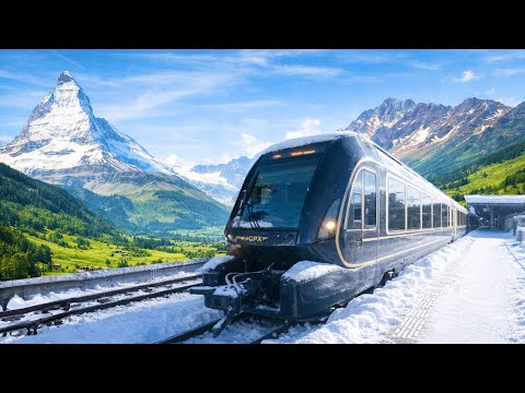 🇨🇭Riding on Switzerland's Newest Luxury Scenic Train! (Interlaken→Montreux) | GoldenPass Express