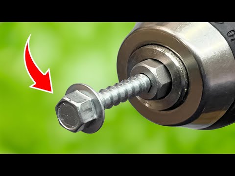Billions of people don't know this secret! Just insert hex bolt into the Drill and see what happen😱