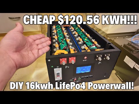 $1929 for 16kWh! 🤯 Best DIY Solar Battery Value EVER? (YIXIANG 51.2V 314Ah Build)