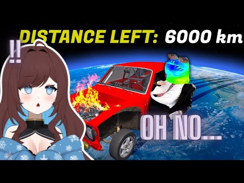 Pinebaby reacts to Driving 6000km in My Summer Car // martincitopants Reaction