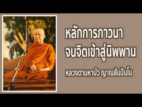 หลักการภาวนาจนจิตเข้าสู่นิพพาน  หลวงตามหาบัว ญาณสัมปันโน