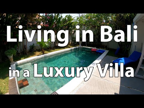 Living in Bali in a Luxury Villa - How to retire in Paradise