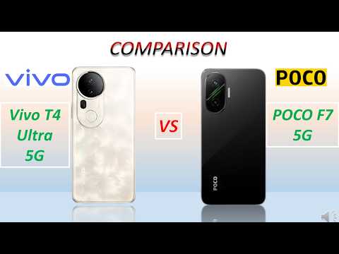 vivo T4 Ultra 5G vs POCO F7 5G 🔥 Full Comparison 2026 | Which is Best?