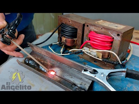 HOMEMADE SOLDERING MACHINE with MICROWAVE Transformers