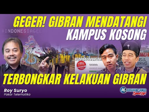 Geger! Gibran Mendatangi Kampus Kosong. Terbongkar Kelakuan Gibran | #SPEAKUP