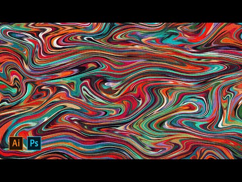Abstract Liquid Background Part 2 | Photoshop & Illustrator