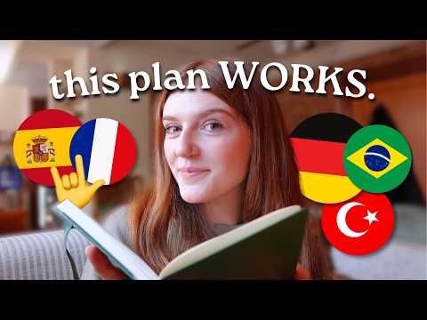 how i balance learning 7+ languages (my weekly plan)