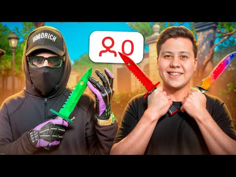 GIVING KNIVES TO STREAMERS FROM 0 ONLINE with @Delightyt (CS2)