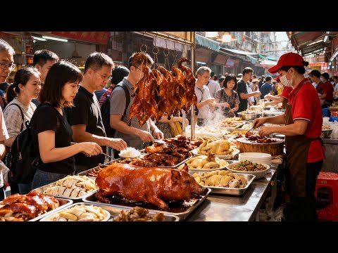 Guangzhou's massive food market offers a breathtaking array of delicacies, including live crocodi...