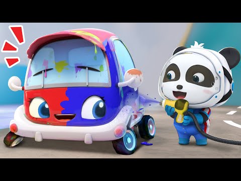 Where Is My Color?  | Learn Colors  | Car Cartoon | Monster Truck | Kids Song | BabyBus
