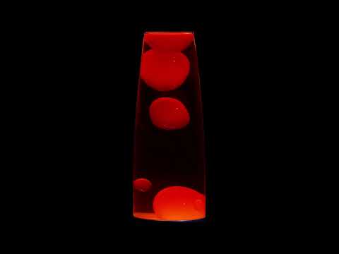 [12 HOURS] Radiant Red Lava Lamp Bliss – Visual Therapy for Calm & Serenity