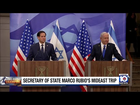 Marco Rubio meets with Israeli Prime Minister Benjamin Netanyahu