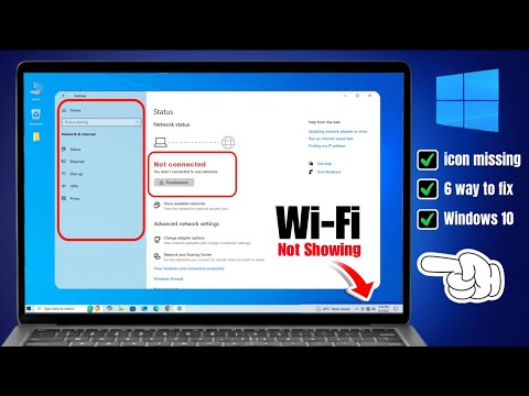 Solved Wi-Fi Option Not Showing in WINDOWS 10 2025 | Fix WiFi Missing Windows 10 | WiFi Not Showing