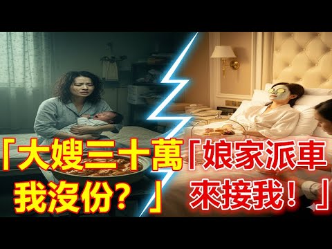 婆婆嫌月子中心貴,逼我吃麻油雞。看到娘家派來的車,她慌了。 📖#雅雯故事說#情感故事#家庭故事#真實故事#退休生活