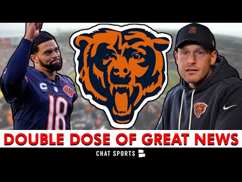 Chicago Bears Fans Get A DOUBLE DOSE of GREAT NEWS From Ben Johnson & Caleb Williams
