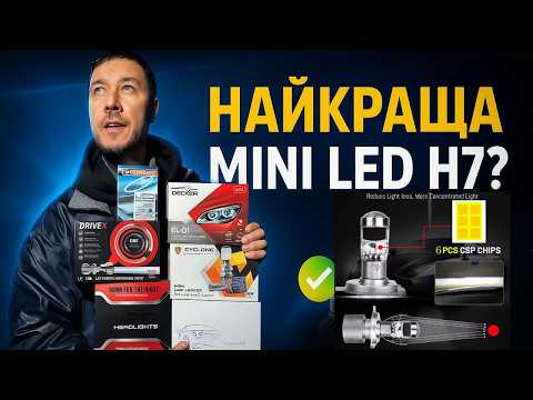 Test of SIX mini LED lenses H7 — measurements, results and winner!