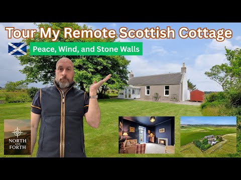 Tour My Remote Scottish Cottage - Peace, Wind & Stone Walls.