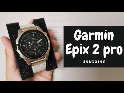 Garmin Epix 2 Pro 42mm - jewellery version || Unboxing