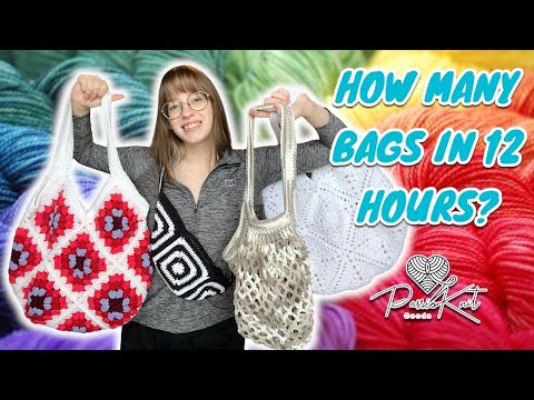 How many bags can I crochet in ONE day?