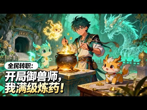【第一集】《全民轉職：開局御獸師，我滿級煉藥！》文科第二卻覺醒最廢御獸師，全校嘲諷我註定當牛馬，誰知我寵物無上限、煉藥百分百成，副本開局直接馴服神獸進化！#漫畫解說#小說推薦#爽文#異能#無敵流