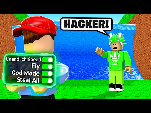 Ich CHEATE HEIMLICH mit ADMIN MENÜ in Escape Tsunami for Brainrots!