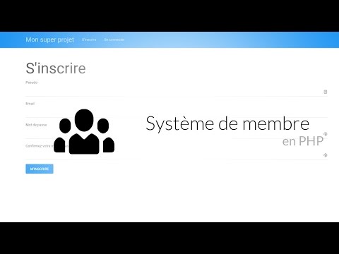 Tutoriel PHP : Gestion d'un espace membre