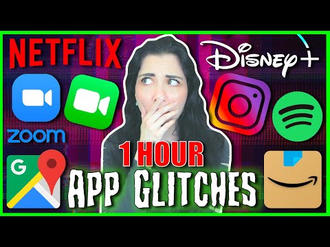 1 Hour Of Creepy GLITCHES On Your Most Used Apps