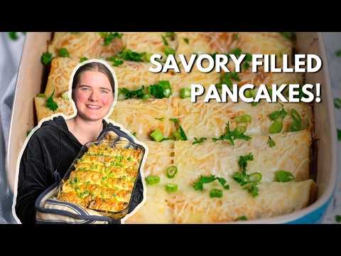 How to Make "Fyldte Pandekager:" Savory Filled Pancakes!
