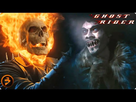 GHOST RIDER | Ghost Rider vs Abigor Scene: Time to Clear the Air | Nicolas Cage Marvel Movie