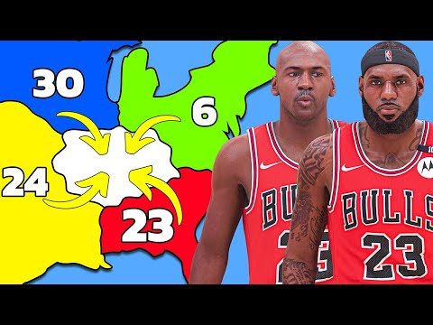 NBA Imperialism, But Jersey Number = Team