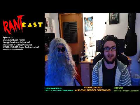 TheRantCastPodCast [Season Zero] Ep. XI: Ghoulish Quest Packs Creepy Stories w/ Snacks Sugar Rush!