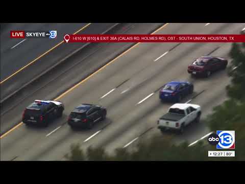 Mitsubishi 100+mph police chase from Galveston to Houston