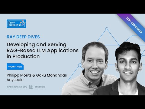 Developing and Serving RAG-Based LLM Applications in Production