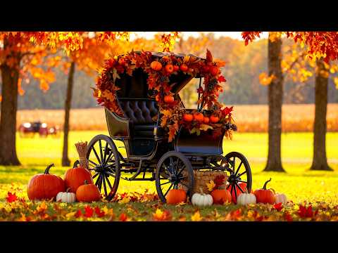 Fall Scenery, Soothing Autumn Music 🍁 Music For Relaxation, Stress & Anxiety Relief, Calm Nervous