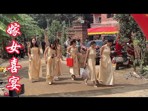 广东茂名羊角镇泉水㝫村嫁女喜宴,餐标888元13菜包工包料,看看菜式如何Guangdong Maoming Yangjiao Town Quanshui Village Wedding Banquet