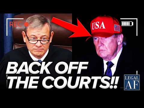Trump HIT with BRUTAL WARNING from Supreme Court Chief Justice