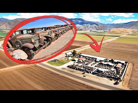200 Unrestored Vintage Cars - This Collection is Unbelievable!