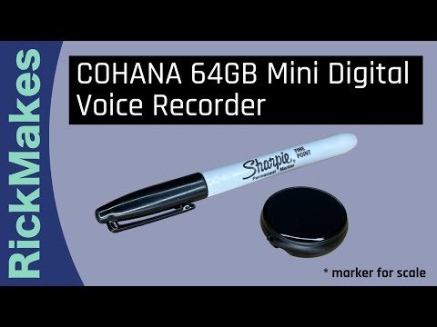 COHANA 64GB Mini Digital Voice Recorder