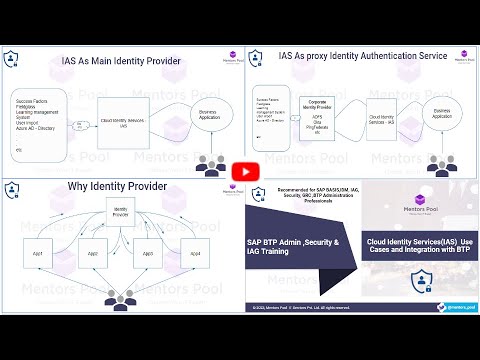 SAP IAS & IPS Training 2025 | BTP Identity Provider Integration & Security Use Cases | Mentors Pool