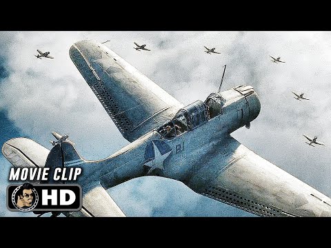 American Squadrons Attack The Japanese Fleet Scene | MIDWAY (2019) Movie CLIP HD