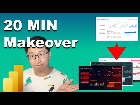 Transform your POWER BI in 20 MIN with Themes and Backgrounds