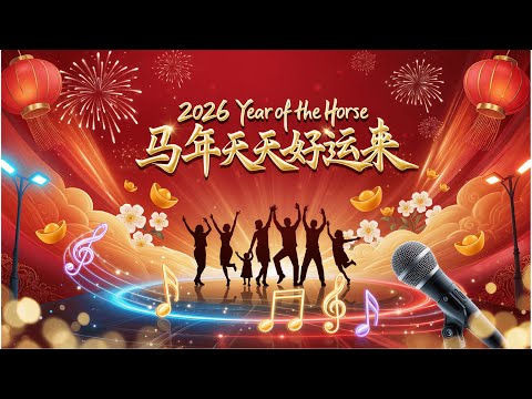 《马年天天好运来 · 2026 大马新春歌合集｜幸福、团圆、好运到》#CNY2026#新年快乐#happychinesenewyear