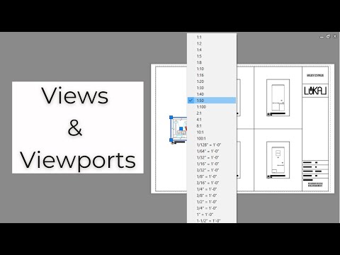 How to Create Views and Add Viewports to your Sheet - AutoCAD for Beginners