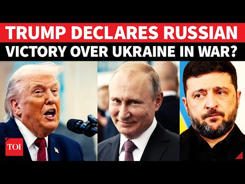 'Ukraine Has Lost': U.S Declares RUSSIAN VICTORY, Europe In Shock After Berlin Talks? Trump Speech